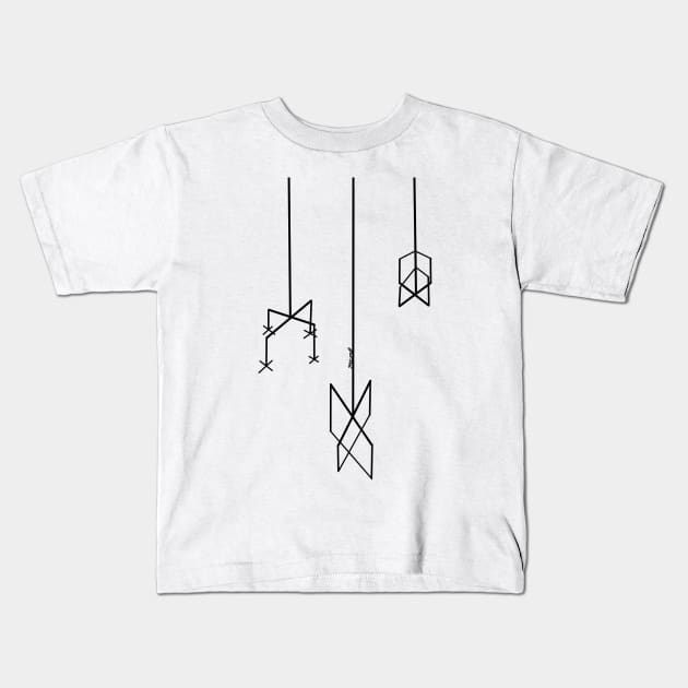 Geomobile Kids T-Shirt by MayaReader